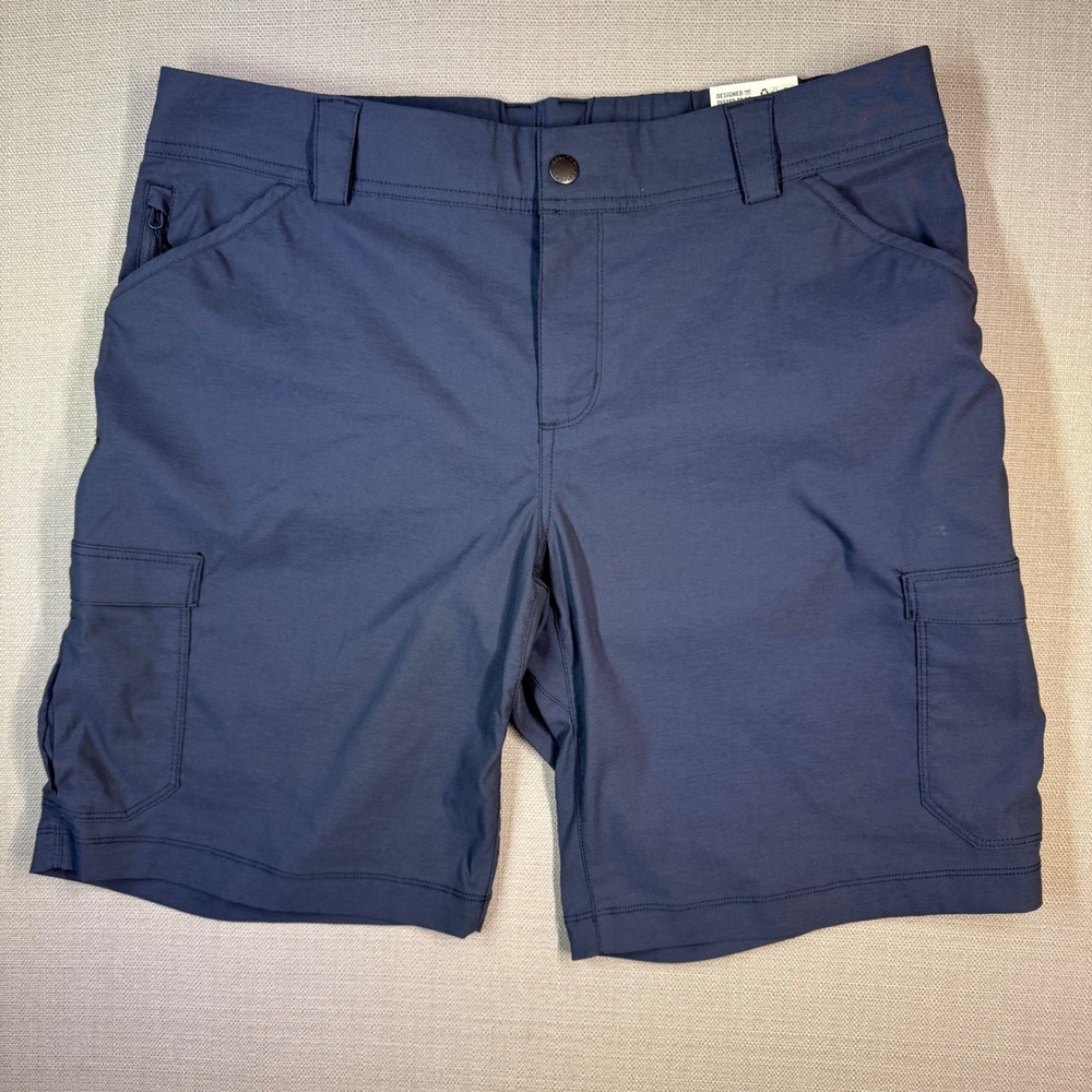 Duluth Trading Co Womens Dry On The Fly 10" Shorts Ink Size 14 NWT